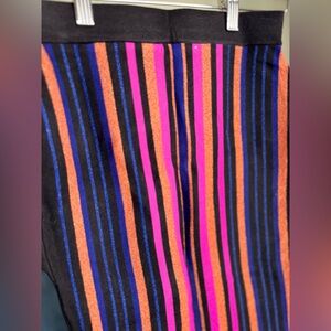 Bar III Striped Scarf in Pink, Orange, and Blue